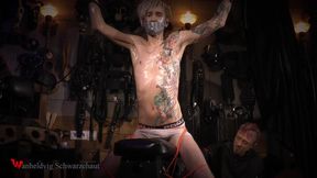 Nicky Shiny Oil Foot Play Bound & Tickled to Ecstasy