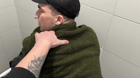 picked up a straight student and fucked him in public toilet [4k]