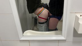 picked up a straight student and fucked him in public toilet [4k]