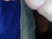 Holiday weekend footjob with watermelon painted toes, lots of precum and huge edging cumshot.