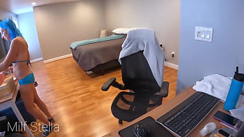 MILF Wife Experience - Solo Camming While I Do Computer Work