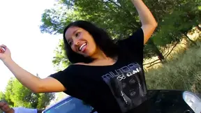 Just legal my neighbor a brunette Latina whore gets her