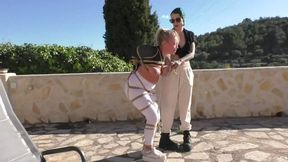 Zoey Ziptie 72h Challenge - Chapter 41 - Chicken Wing Predicament Outdoor and Public Bondage Training - Full Clip wmv SD