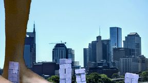 Giantess Soles Destroy Tiny Buildings 1080