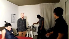 interracial ,la cogida de una puta entre amigos completo