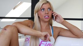 Experienced blonde has a pussy licking session with her new apprentice