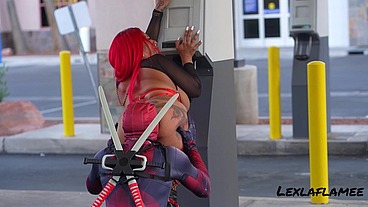 LEXLAFLAMEE vs DEADPOOL fight/FUCK outside who do you think won