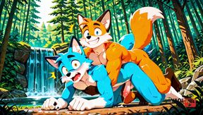 Furry fox teen anal in forest hentai cum messy