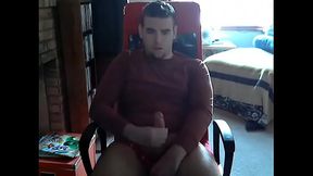 Gay Clothed Self Facial