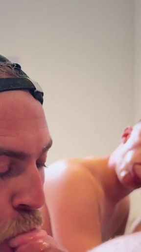 Two Straight Lads Use the Gay Mouths