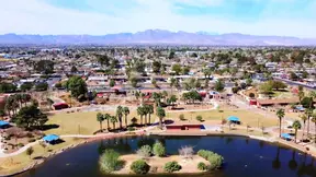 Big natural Cathy B gets titty fucked and pounded hard outside