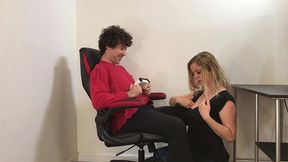 my stepmom helps me relax and cum - matthias christ