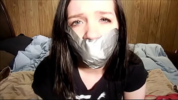 She Stole Dirty Panties From Her Girlfriends And Now She Is Gagging Herself With Them!