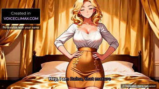 Anime porn Towheaded Mature Neighbor invites me her place Jerk Off Instructions Anime Expressed ASMR