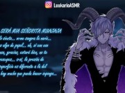 ASMR (sfw) DEMONIO te hace su ESCLAVA BESOS Roleplay ESPAÑOL