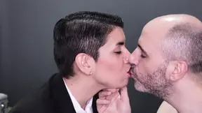 Sultry couple gets blowjob and facial to sultry tango music