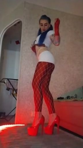 Hot Perfect Body Latex Femdom Katrix PMV