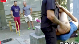 Public Humiliatation & Outdoor Fucking - Spanish Bombshell Crystal Cherry