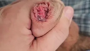 From Soft to Sopping Wet: Intimate Close-Ups of a Thirsty Cock Begging to Be Fucked –