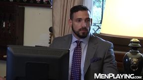 Muscular Darius Ferdynand is savagely anal drilled by Enzo Rimenez