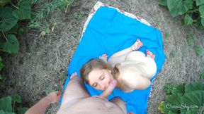 Rough fucking  in sunflowers!