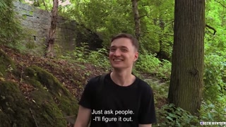 BIGSTR - Twinky Tourist Hitchhikes &amp; Agrees To Fuck A Stranger In The Park For A Ride To Town