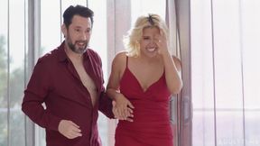 Adult Time - Horny Hotwife Scarlett Sage Swaps Husbands with Bestie Carlita Ray! Wild Group Fuck