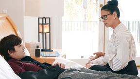 ”Disabled 18yo guy visited by his mature professor Dana Vespoli”