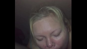 Blonde bbw blowjob