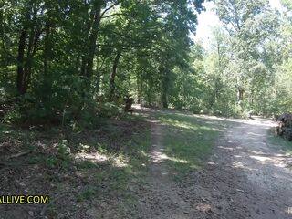 Stepfather & stepson tag team cutie lost in woods! Marilyn Sugar squirting ass drilling 2 creampies part 1 of two