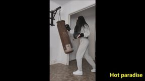 Boxing, POV boxing & arm wrestling (Prisca, Calista & Bob45) HD