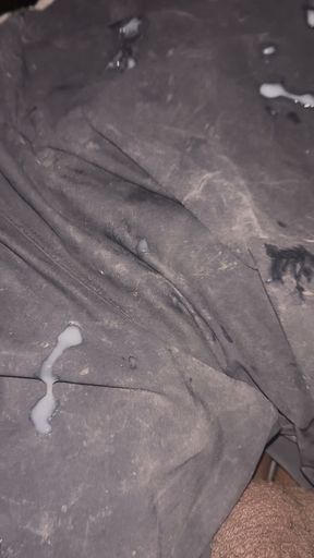 BBC CUMSHOT, SHORTS, WANKING, BBC CUMMING, CUM STAINS