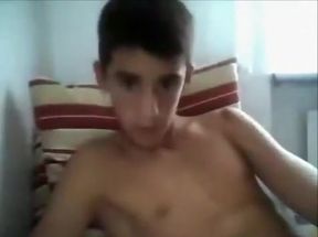 Sexy Smooth Cute Boy Wank And Cums