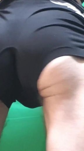 Black Boyshorts Try on