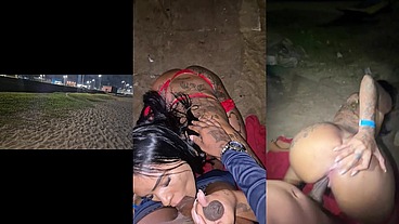 Blogueira Vhiivhii Transando Na Praia Com Joao O Safado