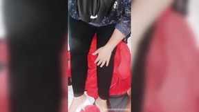 Neighbor's wife with big butt gets sloppy doggy style