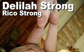 Delilah Strong & Rico Strong suck fuck anal a2m creampie