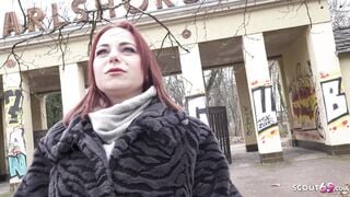 GERMAN SCOUT - Curvy German Saggy Tits Girl Emma Fox Pick Up for Casting Fuck in Berlin