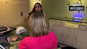 Latina milf seduces youthfull man while spouse observes and films - amateur homemade porno en espanol!