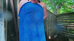 Outdoor Finger Fuck &amp; Intense Clit Rubbing Big Tits Girl