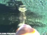 Curvy Latina Diamond Kitty is fucked hard in her ass in the pool