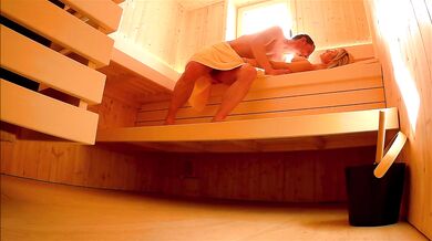 Surprise in the sauna