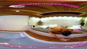 VRBangers Sexy Blonde MILF Bridgette B Get's Her Muff Massaged by Hot