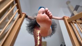 Jinx Wants You To Worship Her Feet After Foot Gymnastics On The Stairs - Part 1 - HD 2560x1440