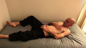 solo male orgasm enjoyment in the afternoon