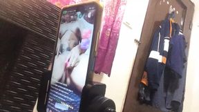 Wife went buck wild on webcam, her horniness on full display