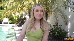 Petite, Blonde &amp; She Loves Anal!
