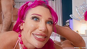Eddie Jaye, Alex Mack And Mick Blue - Lilys Epic Birthday Gangbang