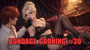 Bondage Gooning #30: Leather Mistress Bondage Overload Goon State