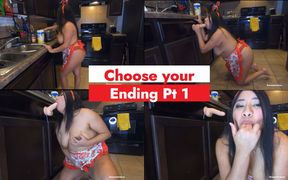 Valentines Day MILF Gives You Blowjob and a Choice